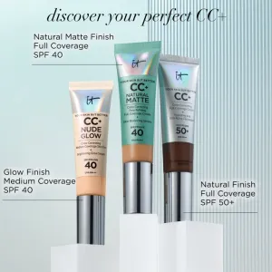 IT Cosmetics Your Skin But Better CC+ Natural Matte CC krém pre matný vzhľad SPF 40 Medium Tan 32 ml