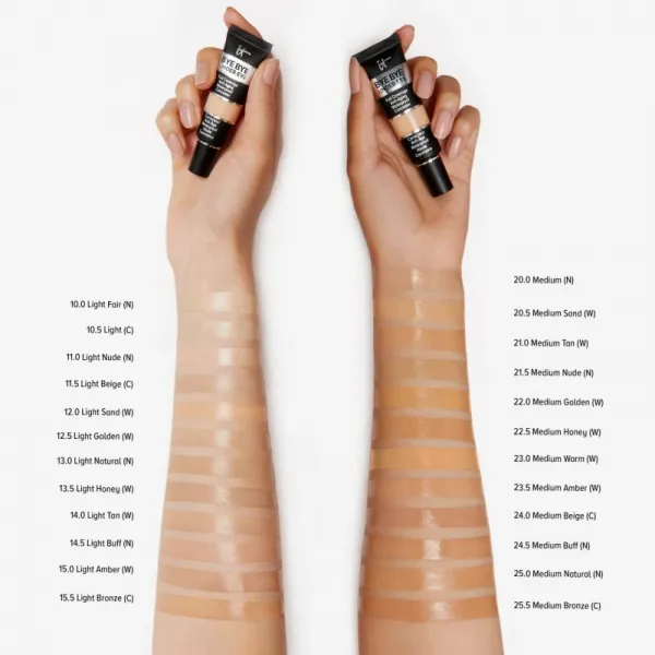 IT Cosmetics Bye Bye Under Eye korektor proti starnutiu odtieň 14.5 Light Buff 12 ml