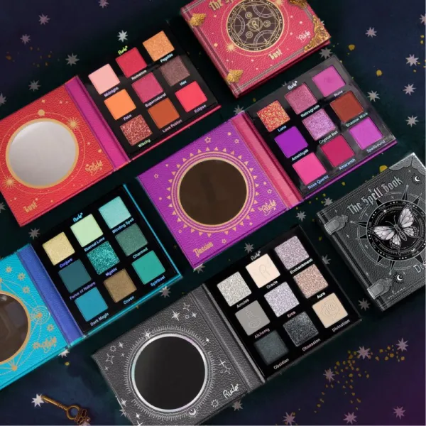 Rude Cosmetics The Spell Book paletka očných tieňov odtieň Lust 10.8 g
