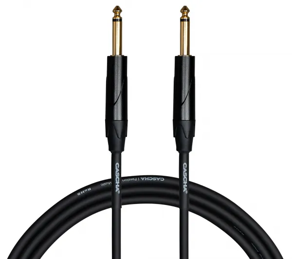 Cascha Advanced Line Guitar Cable Black 9m