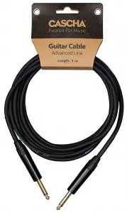 Cascha Advanced Line Guitar Cable Black 9m
