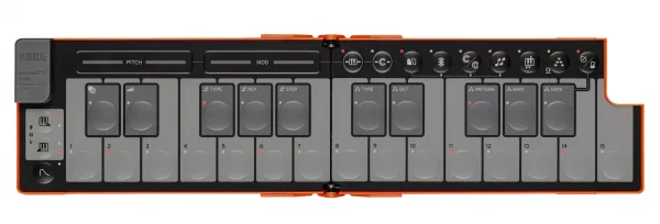Korg nanoKEY Fold Lava Orange