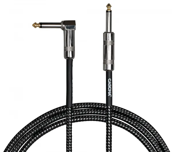Cascha Standard Line Guitar Cable 9 m Rovný - Zalomený Nástrojový kábel