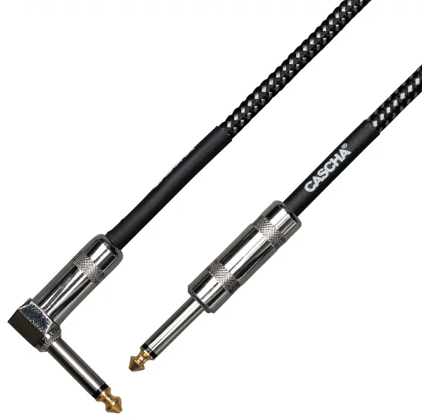 Cascha Standard Line Guitar Cable 9 m Rovný - Zalomený Nástrojový kábel