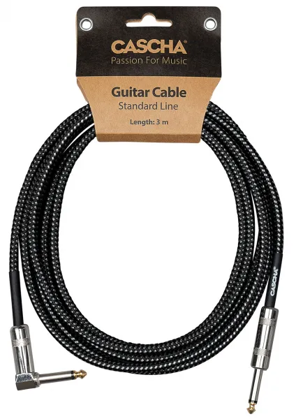 Cascha Standard Line Guitar Cable 9 m Rovný - Zalomený Nástrojový kábel