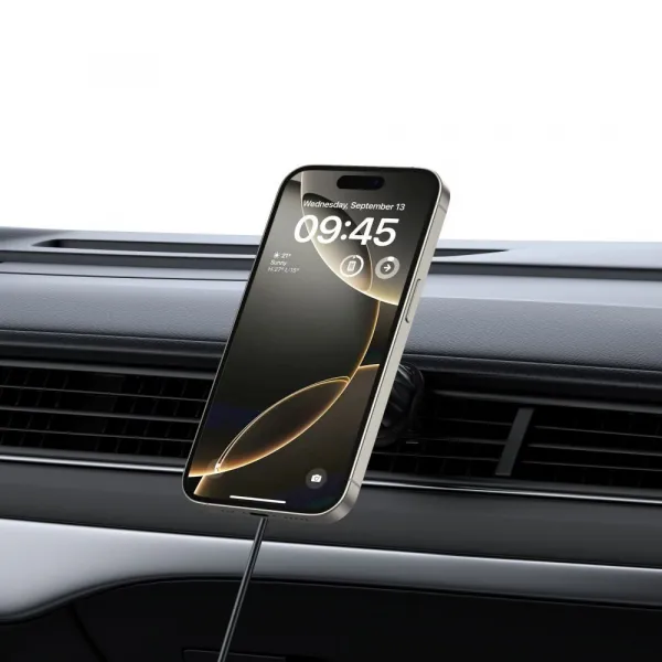 Tech-Protect V5 MagSafe Dash Vent držiak na mobil do auta 15W, čierny