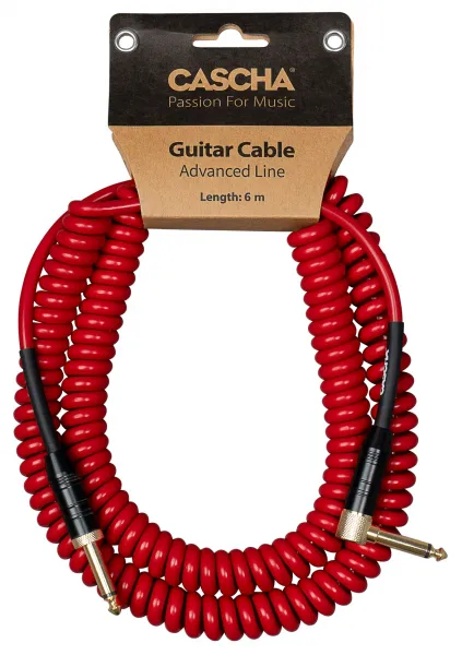 Cascha Advanced Line Guitar Cable 6 m Rovný - Zalomený Nástrojový kábel
