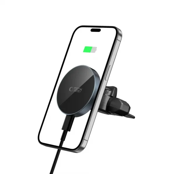 Tech-Protect V5 MagSafe CD Vent držiak na mobil do auta 15W, čierny