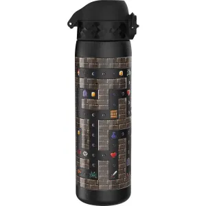 Ion8 LEAK PROOF GAMER 600 ML nehrdzavejúca fľaša, čierna, veľkosť