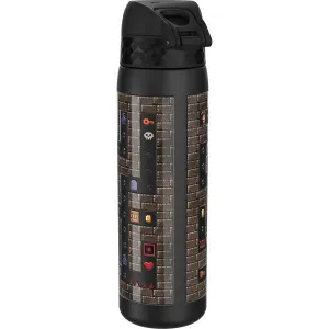 Ion8 LEAK PROOF GAMER 600 ML nehrdzavejúca fľaša, čierna, veľkosť