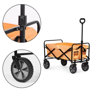 Plážový přepravní vozík  MultiGarden 47x105 cm oranžový