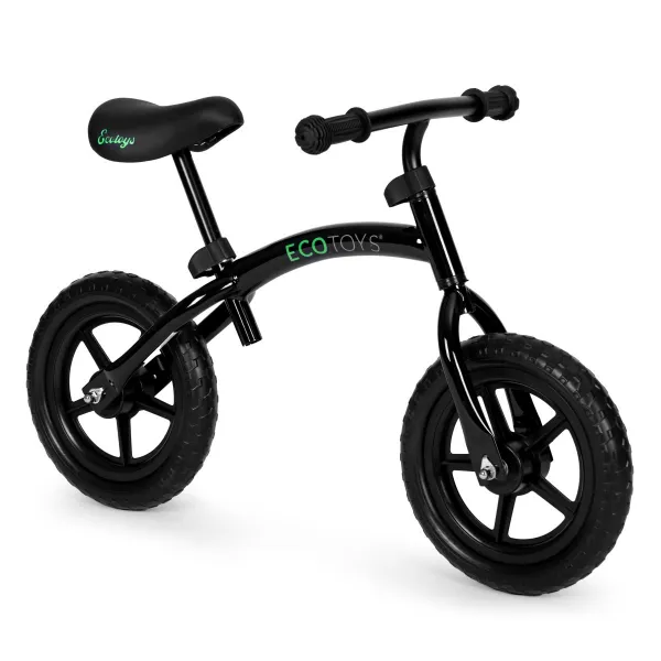 Dětské kolo/odrážedlo EVA ECOTOYS černé