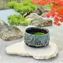 Chawan KAORU Matcha miska, modrá