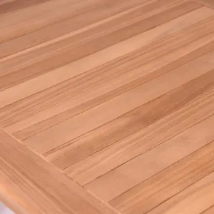 Jedálenský stôl DIVERO, ošetrené masívne teakové drevo,