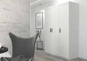 ArtLemp Šatníková skriňa ELLEN 3D | biela