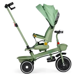 Dětská tříkolka - kočárek Ecotoys HEAVEN 2v1 zelená