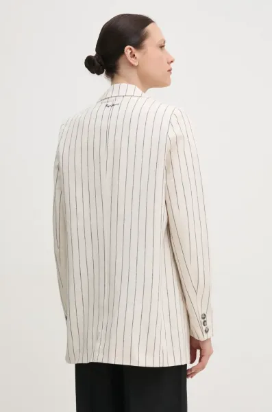 Ľanové sako Pepe Jeans HANNAH