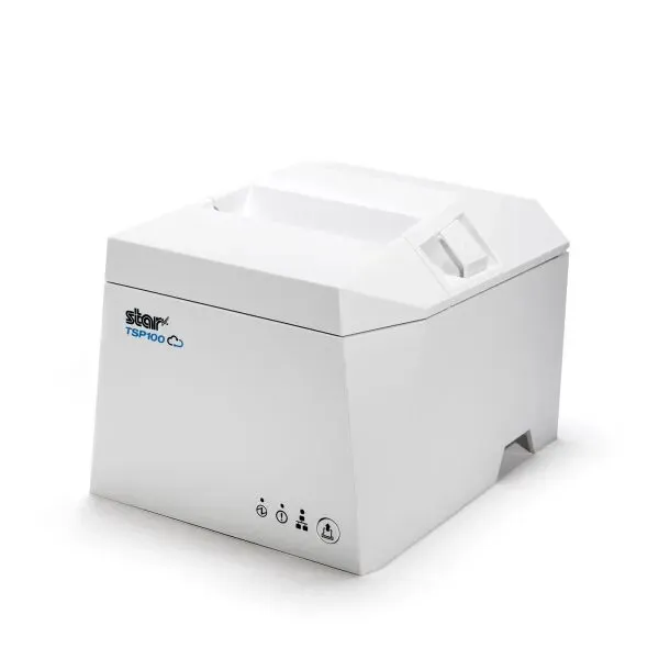 Star TSP143IV X4 39473790, pokladničná tlačiareň, CloudPRNT, 8 dots/mm (203 dpi), cutter, USB, USB-C, BT, Ethernet, Wi-Fi, white