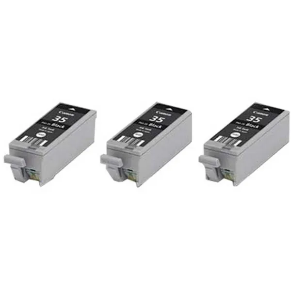 Canon PGI-35 BK TRIPLE 1509B028 čierna (black) multipack originálne cartridge, 3ks