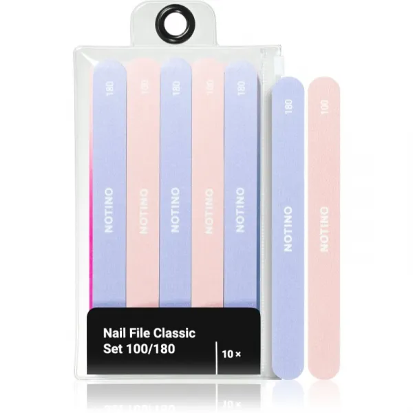 Notino Nail File Classic Set 100/180 sada pilníkov