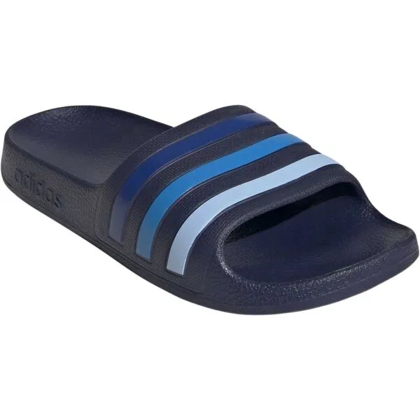 adidas ADILETTE AQUA K Detské šľapky, tmavo modrá, veľkosť
