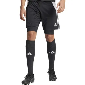 adidas TIRO 24 SHORTS Pánske futbalové kraťasy, čierna, veľkosť XXL