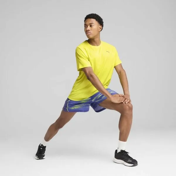 Puma RUN FAVORITE VELOCITY TEE Pánske športové tričko, žltá, veľkosť