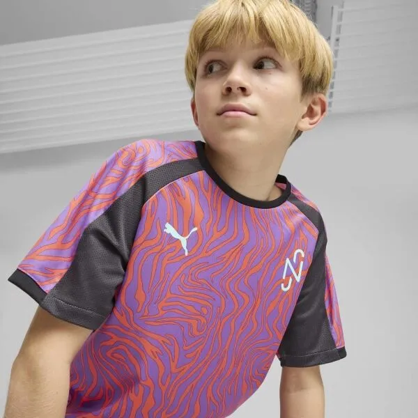 Puma NEYMAR JR CREATIVITY JERSEY JR Detské futbalové tričko, fialová, veľkosť