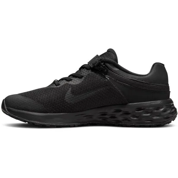 Nike REVOLUTION 6 FLYEASE Juniorksá bežecká obuv, čierna, veľkosť 35.5