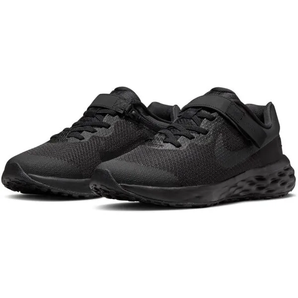 Nike REVOLUTION 6 FLYEASE Juniorksá bežecká obuv, čierna, veľkosť 35.5