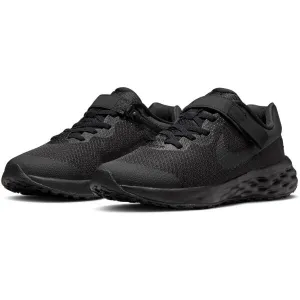 Nike REVOLUTION 6 FLYEASE Juniorksá bežecká obuv, čierna, veľkosť 35.5