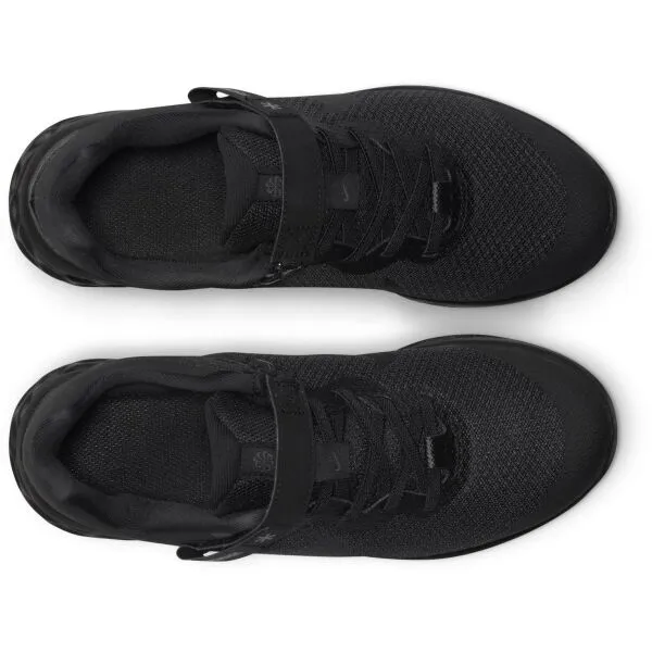 Nike REVOLUTION 6 FLYEASE Juniorksá bežecká obuv, čierna, veľkosť 35.5