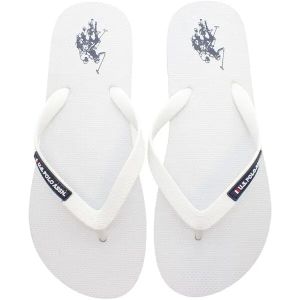 U.S. POLO ASSN. VAIAN001A Pánske žabky, biela, veľkosť