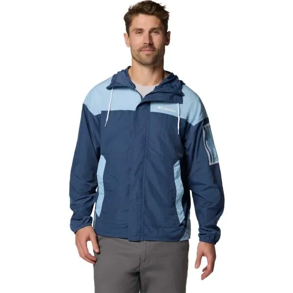 Columbia CHALLENGER WINDBREAKER Pánska vetrovka, modrá, veľkosť