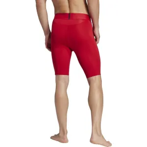 adidas TF SHO TIGHT Pánske spodné šortky, červená, veľkosť XXS