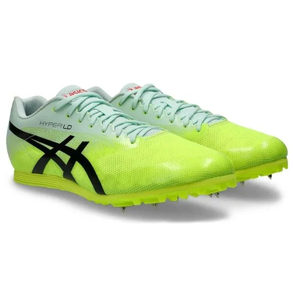 ASICS HYPER LD 6 Unisex tretry, reflexný neón, veľkosť 42