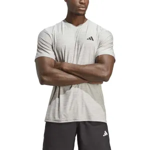 adidas TR-ES BASE T Pánske športové tričko, tmavo sivá, veľkosť