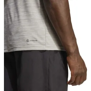 adidas TR-ES BASE T Pánske športové tričko, tmavo sivá, veľkosť