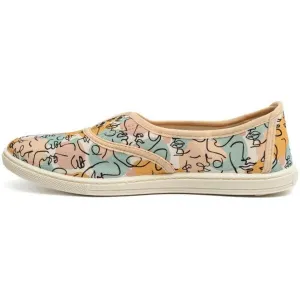 Oldcom SARAH PRINT Dámska slip-on obuv, ružová, veľkosť