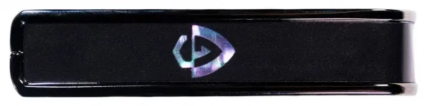 Thalia Guild Ebony-Ripple Shield Black Chrome