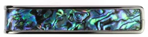 Thalia Shell Collection Blue Abalone Black Chrome