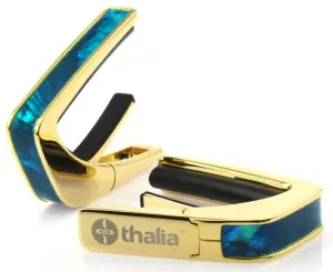 Thalia Shell Collection Teal Angel Gold