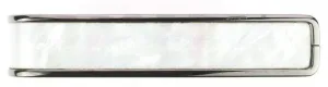 Thalia Shell Collection White MOP Black Chrome