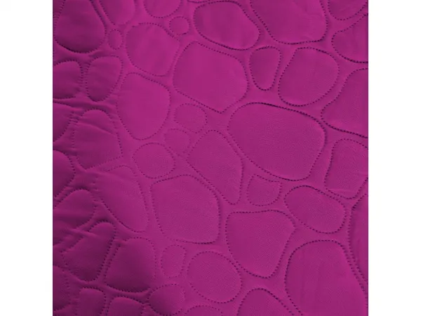 Fialová prehoz na posteľ STONE Rozmer: 170 x 210 cm