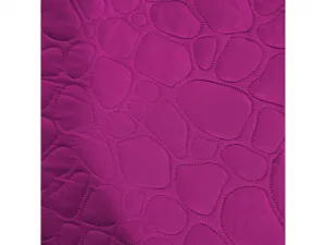 Fialová prehoz na posteľ STONE Rozmer: 170 x 210 cm