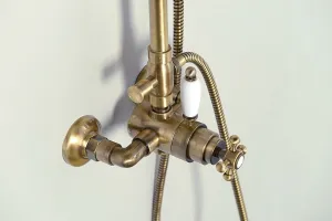 SAPHO - ANTEA sprchový stĺp s termostatickou batériou, bronz SET046