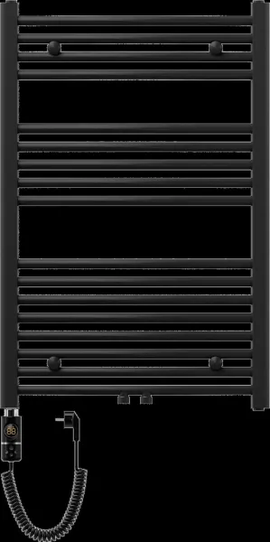 MEXEN/S - Ares radiátor + vykurovacia tyč 900 x 600 mm, 600 W, čierna W102-0900-600-2600-70