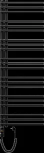 MEXEN/S - Neptún radiátor + vykurovacia tyč 1400 x 500 mm, 600 W, čierna W101-1400-500-2600-70