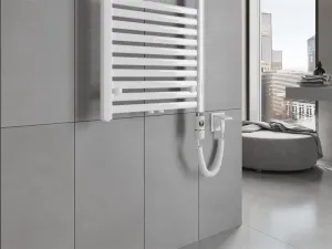 MEXEN/S - Hades radiátor + vykurovacia tyč 1500 x 400 mm, 600 W, biela W104-1500-400-2600-20