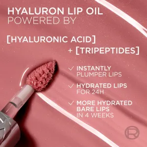 L’Oréal Paris Plump Ambition lesk na pery pre väčší objem s kyselinou hyalurónovou odtieň 641 Latte Glace 5 ml